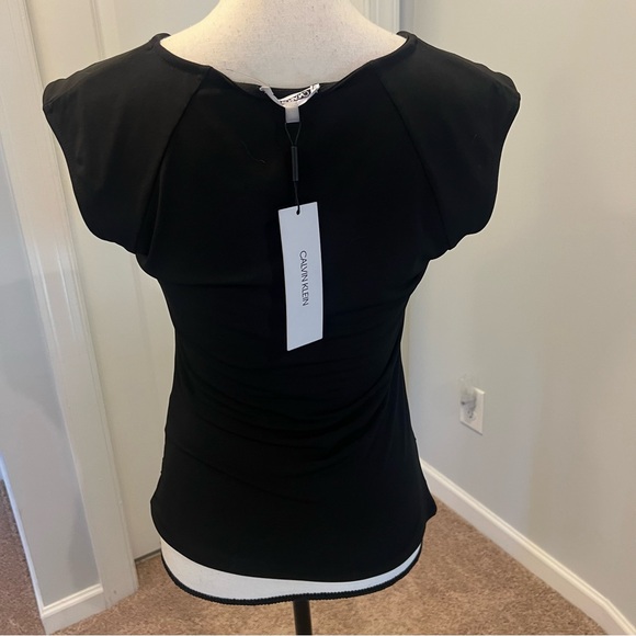 Black Calvin Klein sleeveless Top. NWT - Picture 4 of 6